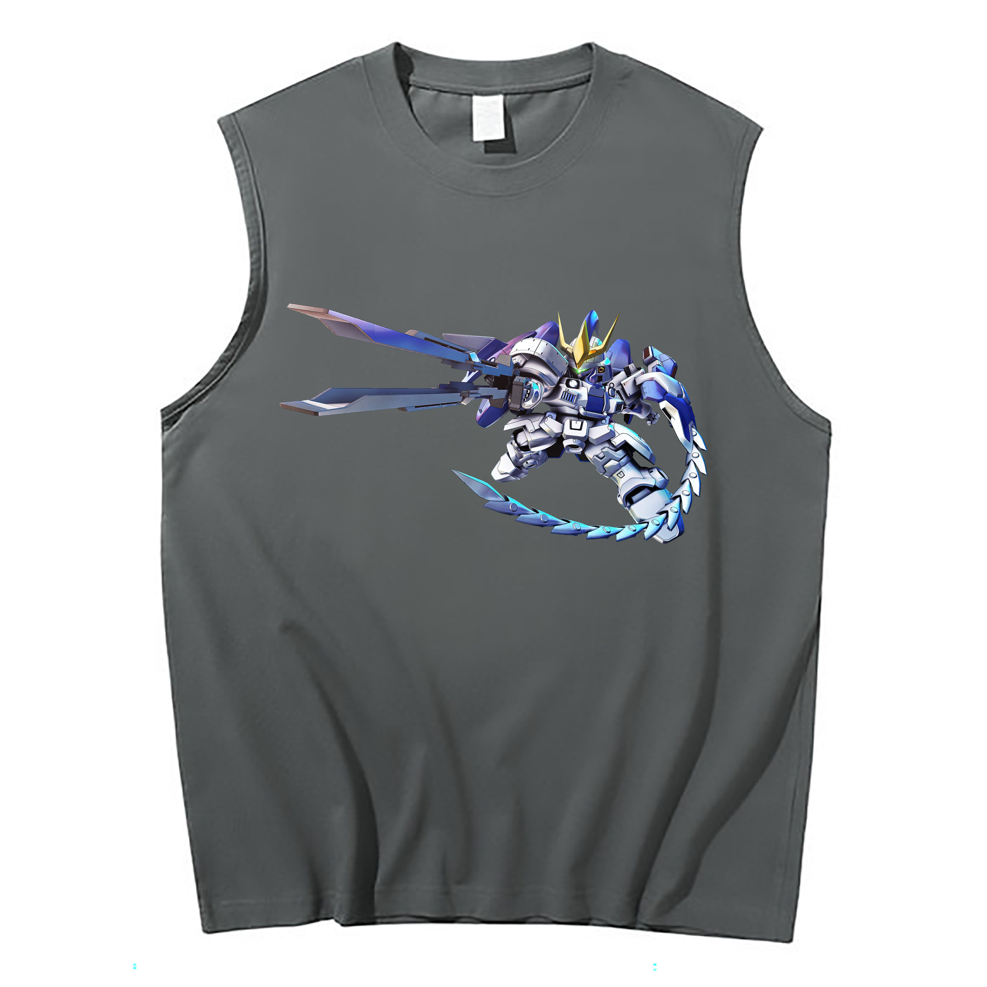 （画像用） 機動戦士ガンダム Mobile Suit Gundam コットン100％タンクトップ（フロントプリント）